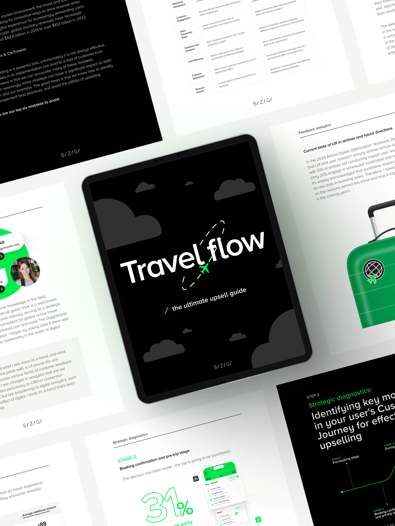 An eye-catching image featuring the repeated words 'travelflow' in a dynamic pattern, symbolizing a travel ebook or digital book.