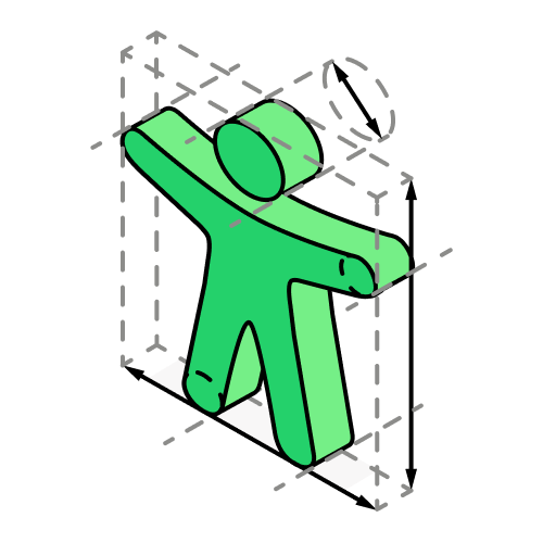 Illustration showing AI processing natural language search queries instead of category navigation.