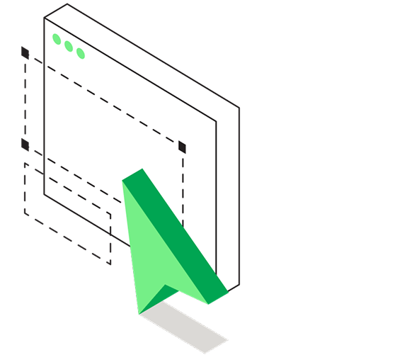 testsIllustration symbolizing A/B testing of new search features with a portion of users.