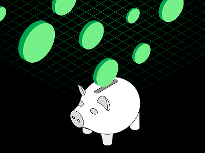 TCO - całkowity koszt posiadania - Ilustracja skarbonki, do której wpadają zielone monety, symbolizujące koszty eksploatacji i prognozowane wydatki w IT. Grafika nawiązuje do analizy TCO (Total Cost of Ownership), podkreślając znaczenie oceny bieżących kosztów utrzymania, kosztów materiałów eksploatacyjnych oraz kosztów pośrednich. Firmy, które nie analizują TCO w przestrzeni określonego czasu, mogą napotkać nieprzewidziane koszty utrzymania systemów IT.