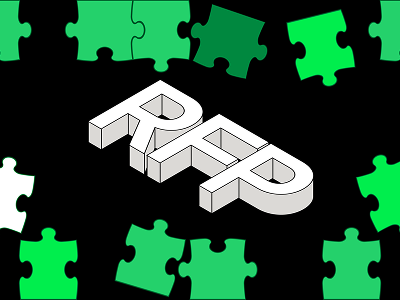 Grafika przedstawiająca napis ‘RFP’ w stylu 3D na tle puzzli w różnych odcieniach zieleni. Okładka artykułu poświęconego tematyce tworzenia zapytań ofertowych (RFP) na wdrożenie nowego systemu zarządzania treścią (CMS). Artykuł omawia kluczowe wymagania w procesie RFP, w tym funkcjonalności CMS, zarządzanie treścią, integracje i harmonogram projektu. Dedykowany firmom poszukującym przyszłościowych i elastycznych rozwiązań dla stron internetowych i sklepów internetowych. Uruchomienie CMS - rekomendacji oferenta i podwykonawców. RFP a prawo zamówień publicznych